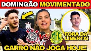  GARRO NÃO JOGA CONTRA O MIRASSOL! ANGILERI FORA DA LIBERTADORES! NOTÍCIAS DO CORINTHIANS! 