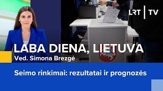 Seimo rinkimai: rezultatai ir prognozės | Laba diena, Lietuva | 2024-10-14