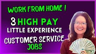 Make Up To $31/Hr. WITH LITTLE EXPERIENCE !  High Paying Work From Home Customer Service Jobs