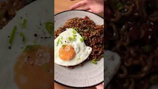 I tried Jjajangmyeon instant noodles (Chapagetti) 