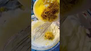 Dandelion shortbread cookies