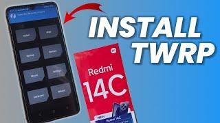 How to Install TWRP Recovery in Redmi 14C | INSTALL TWRP Custom recovery POCO C75