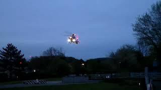 Christoph 44 EC 135 Abendlandung an der UMG Göttingen mit neuer Beleuchtung !