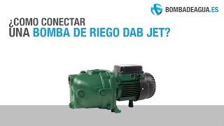 Conexión de una bomba de riego DAB Jet
