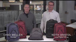 Knack Founding Team Showcases the Knack Pack 2.0 | Professional Laptop Backpack