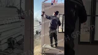 X-SHAPED FOLDING CONTAINER HOUSE