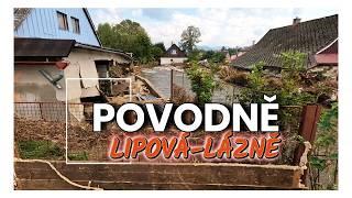 Povodně v Jeseníku (19. 9. 2024) | Následky v obci Lipová-lázně