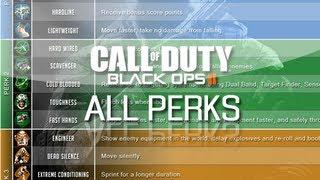 Black Ops 2 "EASY LOOK AT PERKS" Table | By QuickJap