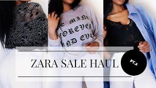 HUGE ZARA WINTER SALE TRY ON HAUL PART 2 | JANUARY 2017 - SARAH WORE WHAT