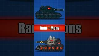 Crazy Tank Fusions You Have To See! #shorts #homeanimations #cartoon #animation #tank