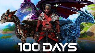 I Survived 100 DAYS In Elemental Ark