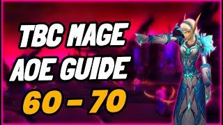 WOW TBC Mage Aoe Leveling - Burning Crusade Classic