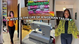 A Productive Week as Tailor| From Sewing to Shipping | Running a Successful Business From Home.