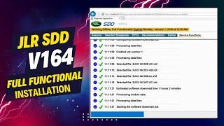 Installation JLR SDD V164 Land Rover Jaguar Full Functional Software