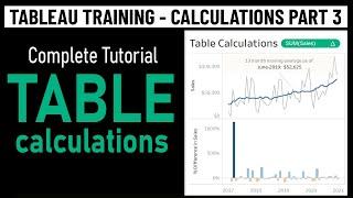 Tableau Table Calculations Explained - Complete Tutorial with Examples | sqlbelle