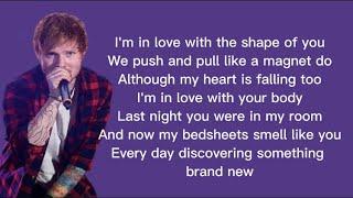 Ed Sheeran - Shape of you (Lyrics)