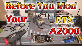 Before you try to Mod your A2000, some tips
