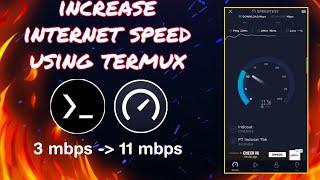 How to Increase Internet Speed Using Termux | 3 MBPS ️ 11 MBPS  (Tutorial)