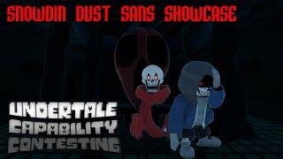 Dust sans showcase +how to get  ROBLOX Capability Contesting