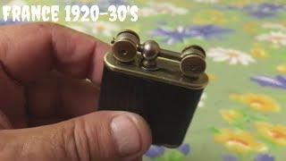 Old vintage DÉNIEL´S petrol pocket lighter Старая бензиновая карманная зажигалка