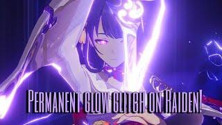 How to Permanently make Raiden's Hair and Eye glow! #zhongli #genshinimpact #hoyoverse #raidenshogun