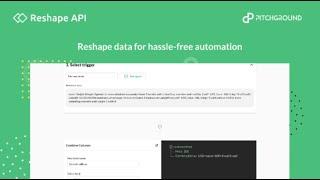 Reshape API Pitchground Lifetime Deal & Full Review 2022