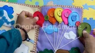 DIY Busy Book #2 - Quiet Book Idea - Busy Book For QIYA