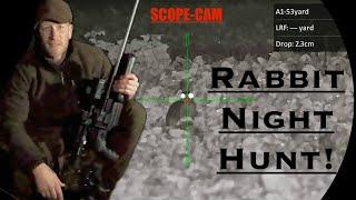 Rabbit Hunting at Night | Night-vision | Infrared | Scope-cam