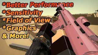 My Phantom Forces Settings! (Sensitivity, Better Performance, FOV, and More!)