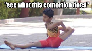 contortion frontbending flexibility skills  #shorts