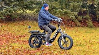 TESWAY X5 Folding Fat Tire eBike Test & Review - 750W, 25Ah