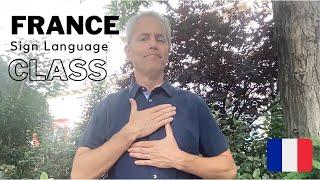 Learn FRENCH Sign Language with Guillaume! | Online Class on InterSign University