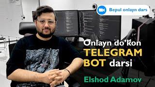 Onlayn do'kon Telegram BOTI. Node-telegram-bot-api