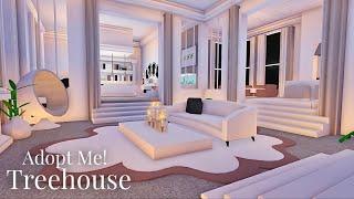 Elegant Design Aesthetic Treehouse- Adopt Me - Tour and Speed Build - Roblox