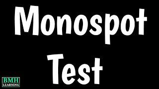 Mononucleosis Spot Test | Monospot Test | Rapid Mono Test | EBV Testing |