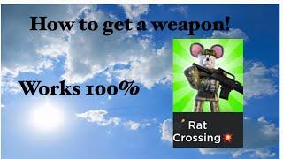 How to get a shotgun weapon in rat crossing! (Works 100%)