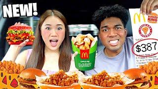 Trying EVERY Fast Food Item We've NEVER TRIED Before! *SHOCKING*