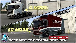 ETS2 | 1.49 | best mods you must have for your Scania NG! Sound, skin, tuning, interiors.