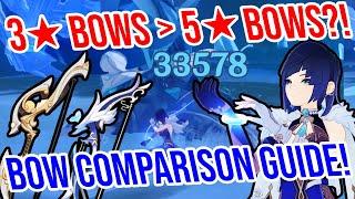 EVERY BOW RANKED! C0 Yelan Weapon Showcases and Comparisons! Genshin Impact 2.7