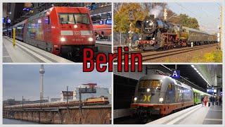 Bahnverkehr Berlin mit Dampfsonderzug, AKE Rheingold, Flixtrain, Nightjet Uvm.