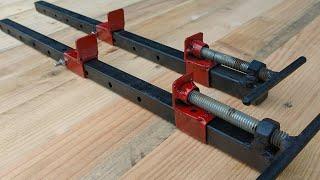 Como hacer prensas para Carpintería / How to make clamps for carpentry