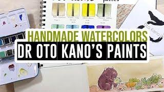 Review & Demo - Dr. Oto Kano's Handmade Watercolors 