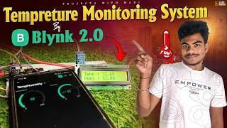 Temperature and Humidity Monitor Using ESP8266, Blynk IOT & 16x2lcd display | Blynk 2.0 Projects