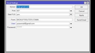 HOW TO BACKUP MIKROTIK AUTOMATICALY AND SEND BACKUP FILE TO CLOUD