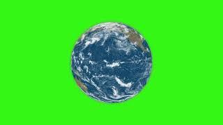 #Футаж планета Земля на хромокей ◄4K•HD► #Footage planet earth on chromakey