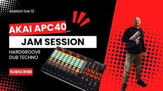 JAM SESSION WITH AKAI APC40 (HARDGROOVE, DUB, TECHNO)