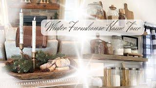 HOME TOUR WINTER FARMHOUSE EMBRACING WINTER COZINESS HOME DECOR