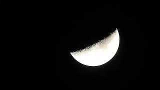 The moon and Jupiter in conjunction