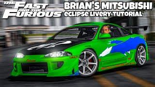 Fast And Furious Mitsubishi Eclipse Livery | Car Parking Multiplayer