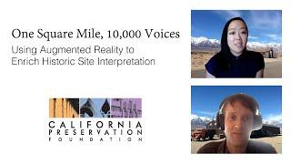 One Square Mile - California Preservation Foundation ZOOM panel